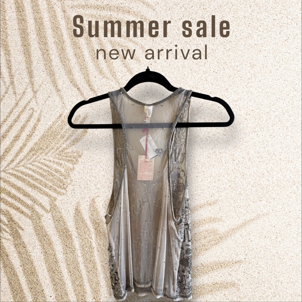 RAGA Metallic Gray Tank‎ Top - Picture 2 of 6